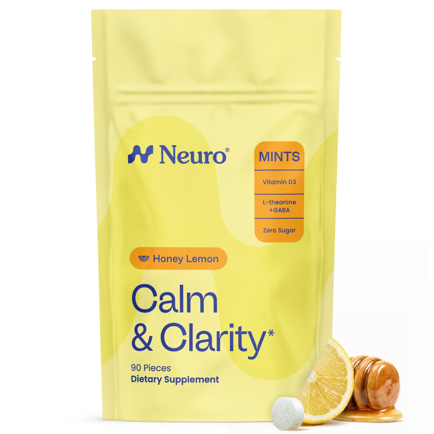 Amazon.com: Neuro Calm & Clarity Mints - GABA L-Theanine Stress